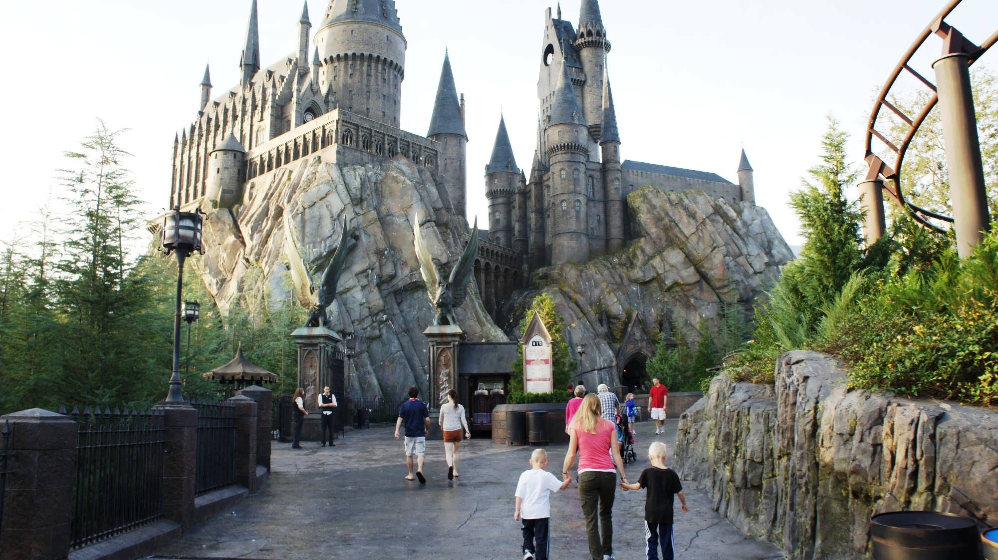 страны архитектура город дома Волшебный мир Гарри Поттера тематический парк США бесплатно